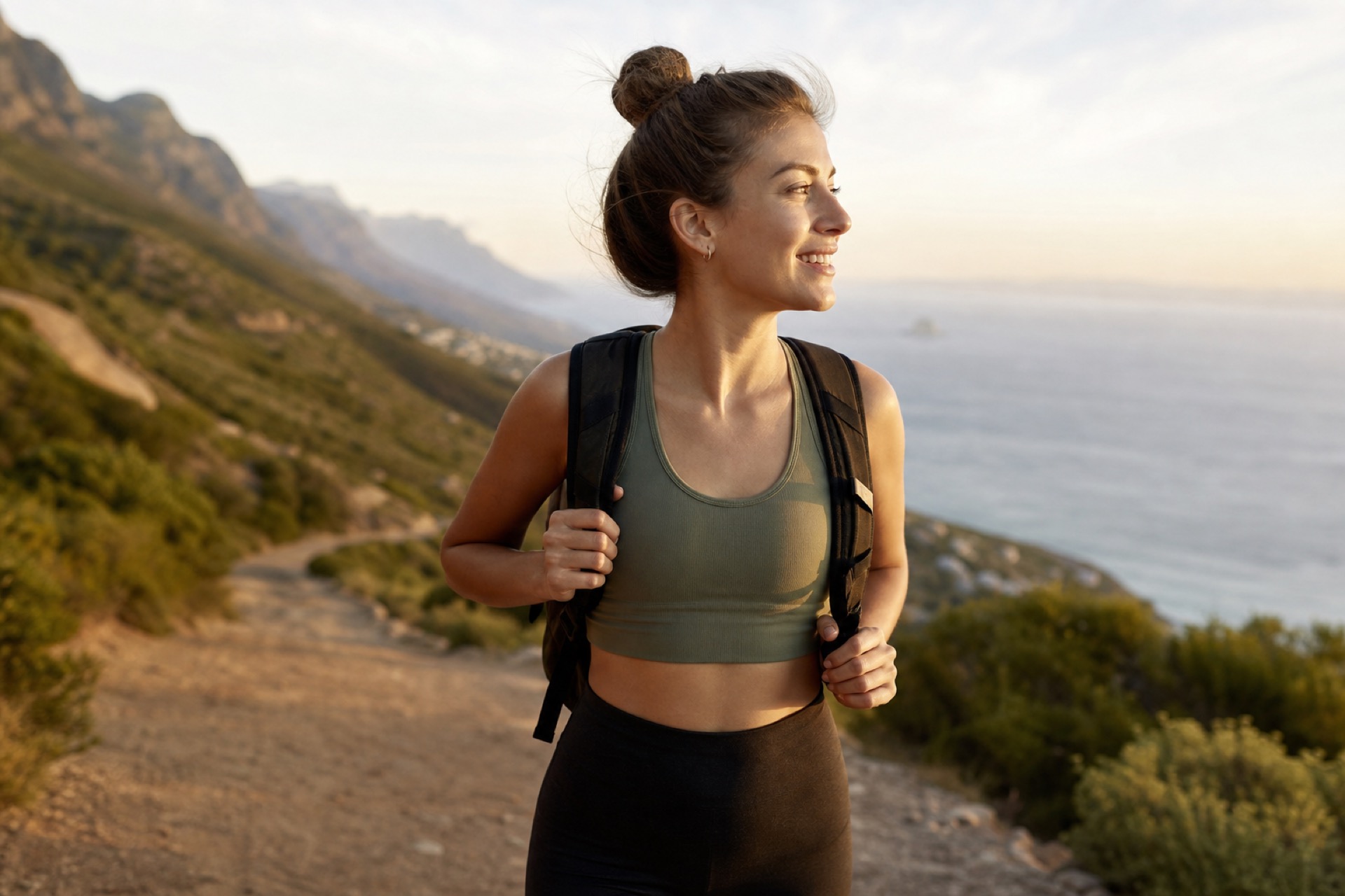 Active person with metabolic energy